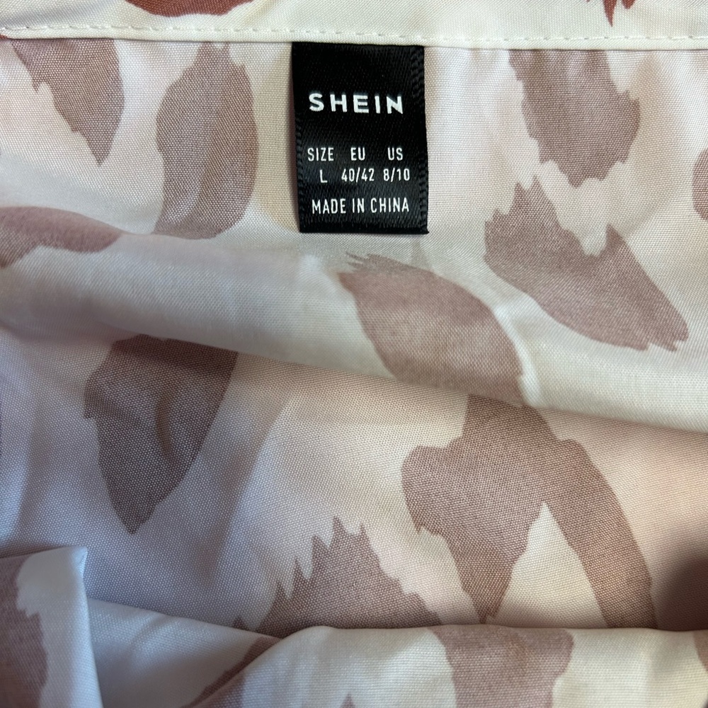 NWOT SHEIN Pink and Orange Halter Graphic Tank Top - Picture 5 of 5